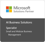 Microsoft AI Business-Solutions-Specialist Small and Midsize Business Management Logo 26-27