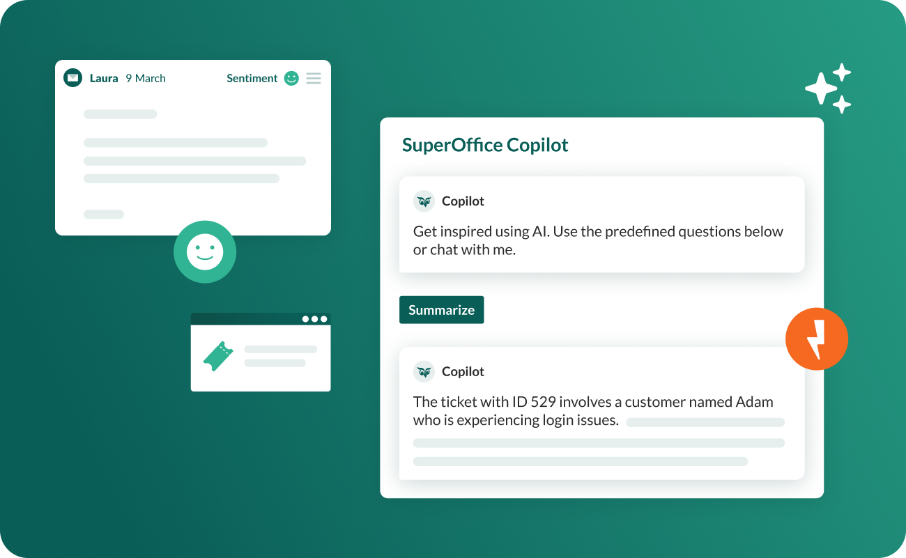 SuperOffice AI Features for Service