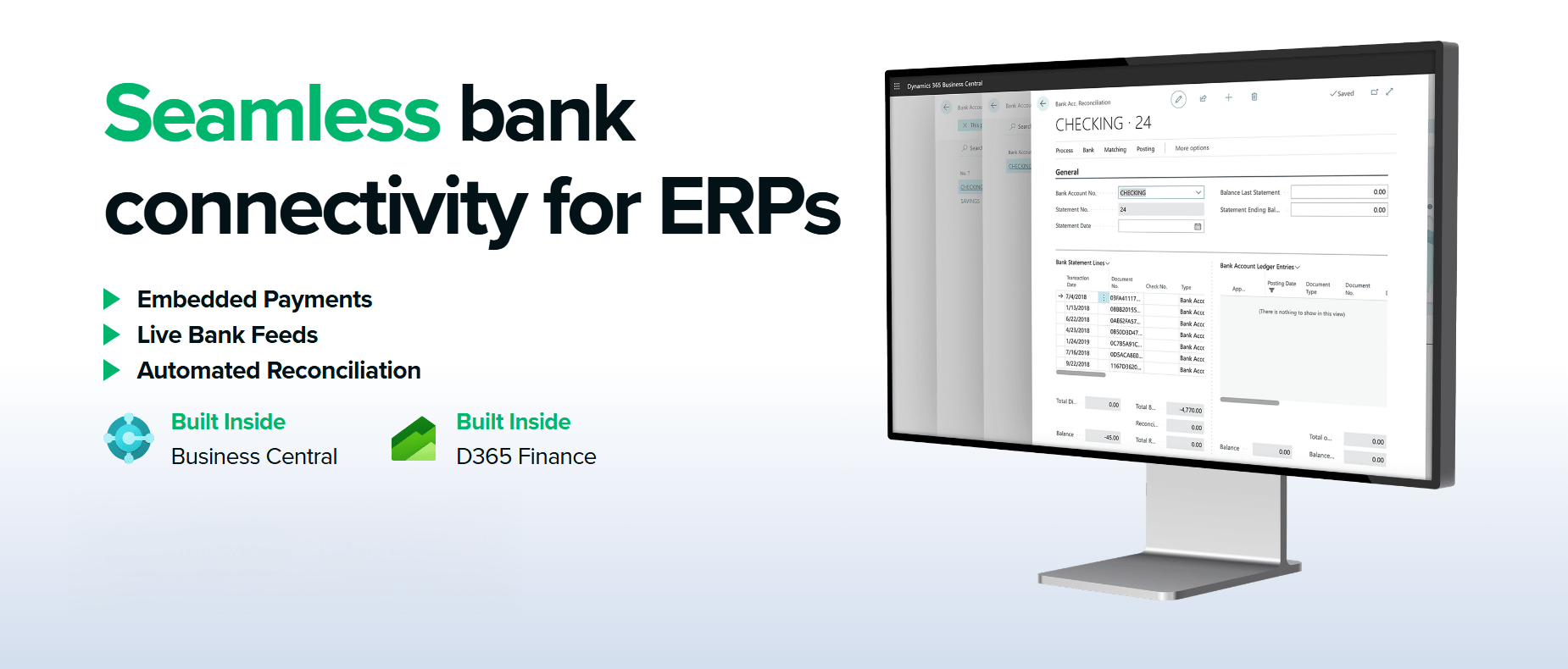 Yavrio bank reconciliation software banner