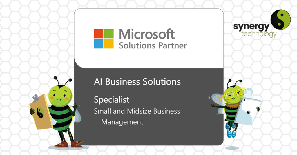Synergy Technology achieves Microsoft AI Business Solutions Partner designation and Small and Midsize Business Management specialisation